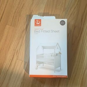 Stokke NEW home bed fitted sheet 1 piece only